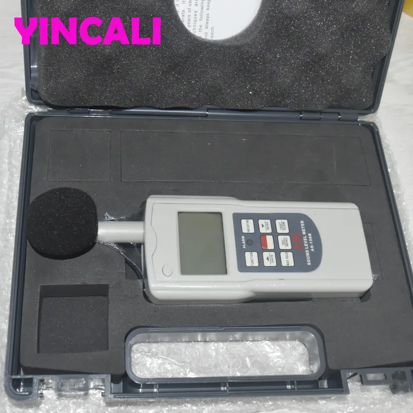 High Accuracy Sound Level Meter AS-156B Auto Range Selection For Testing Sound Noise with Decibel Monitoring Indicator Tester