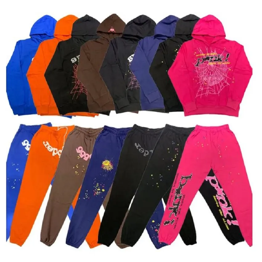 Ny Pullover Mutiple Color SP5der Young Sport Fasion 555555 Angel Hoodies Men Printing Spider Web Sweatshirts Hoodie Designer Hoodie Men Hoodie Women Size S-5XL