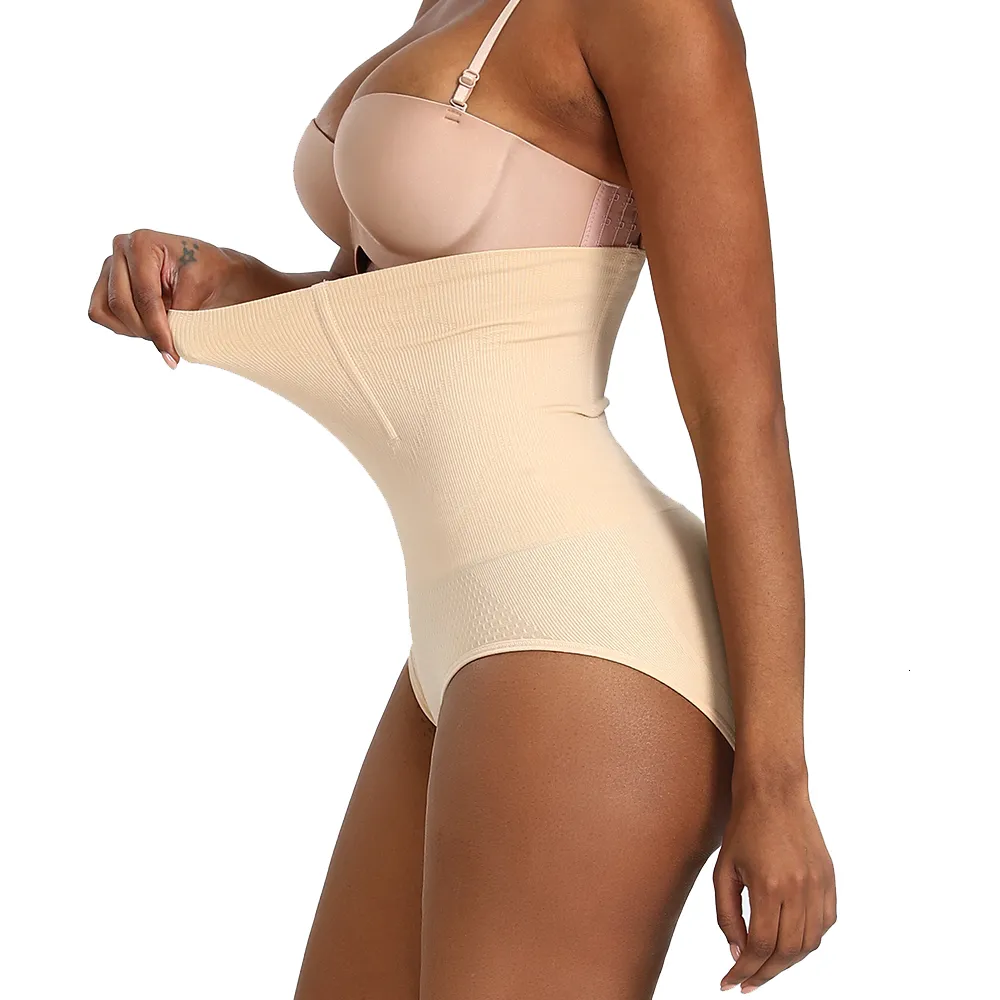 Cintura Modeladora de Barriga Emagrecedora Forma Abdominal Feminina Cintura Alta Levantamento de Quadril Cueca Modeladora Cueca Apertada 230802