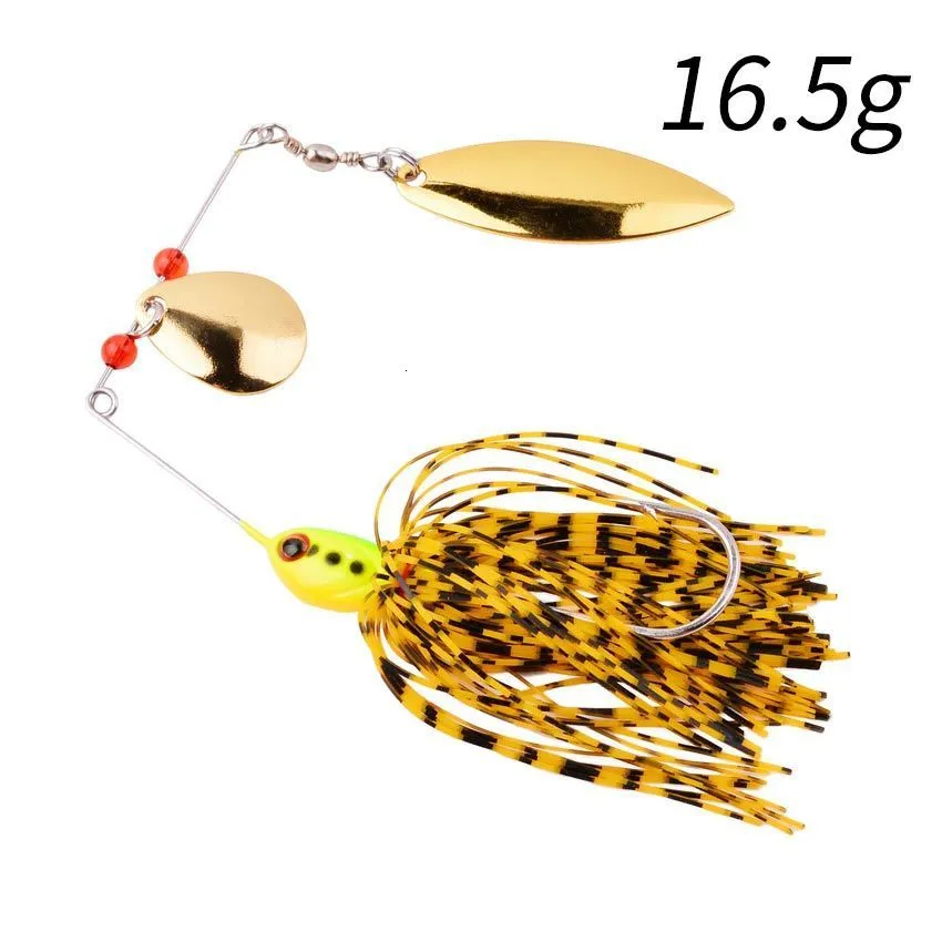 Baits Lures Spinner Bait 10G 16G 17G Metal Lure Hard Fishing Spinnerbait  Pike Swivel Fish Tackle Wobbler 230802 From 8,87 €