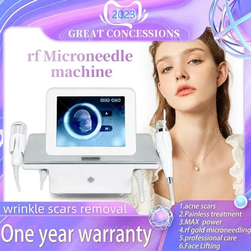2 in 1 Rf 2 in1 State-of-the-art fractionele RF Microneedle-machine De meest populaire microneedling-schoonheidsmachine voor gezichtsverbetering