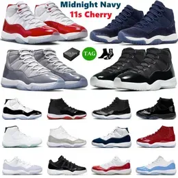 Jumpman 11 Basketball Shoes Men Women OG 11s Cherry Midnight Navy Cool Grey Anniversary Bred Mens Trainers Sneakers