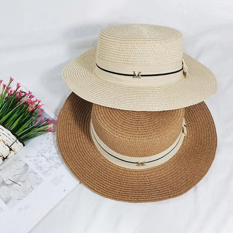 Wide Brim Hats Yifei Same Crystal Jazz Big Women Bucket Beach Sun Summer Sunscreen Outdoor Straw Cap