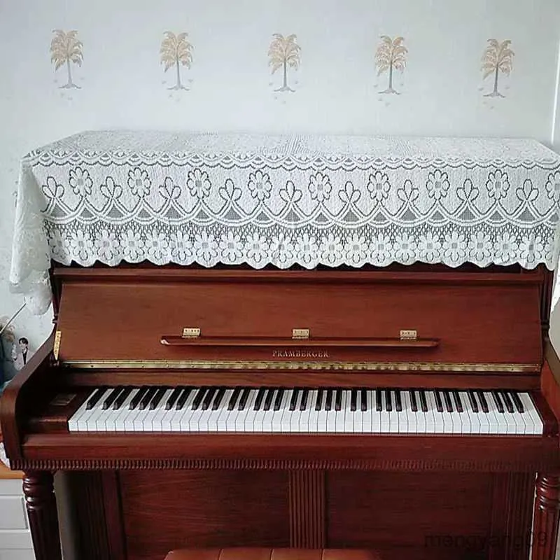 Housse anti-poussière Nouveau piano électronique Housses anti-poussière Armoires TV Nappe Ménage moderne Meubles polyvalents Pianos droits Housse de protection R230803