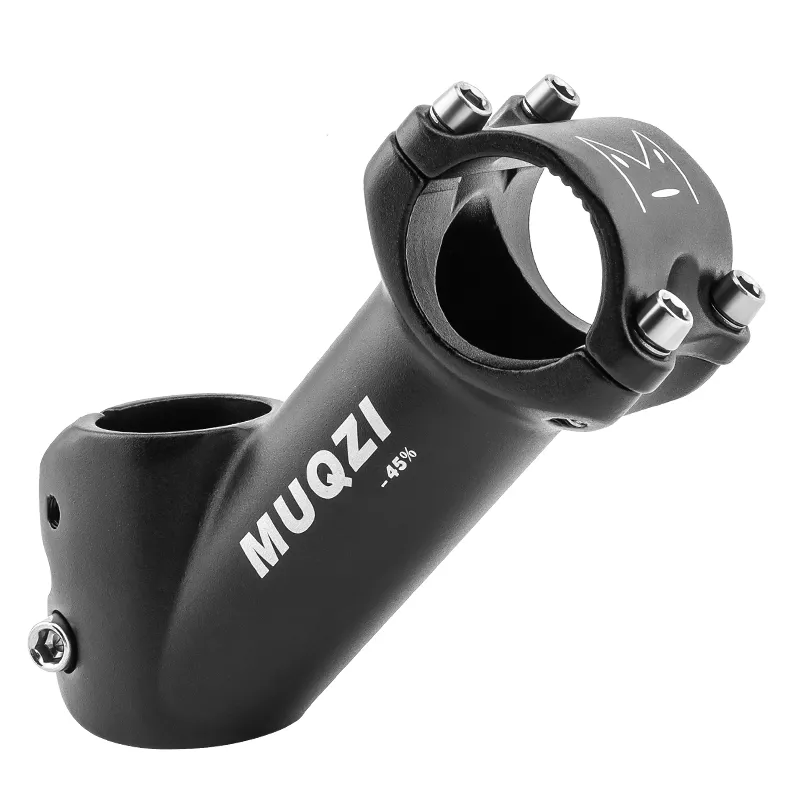 سبيكة MTB دراجة الجذعية 28.6x31.8mm 45 درجة 6061 متين BMX Road Mountain Bike Handbar STEM 1-1/8 "