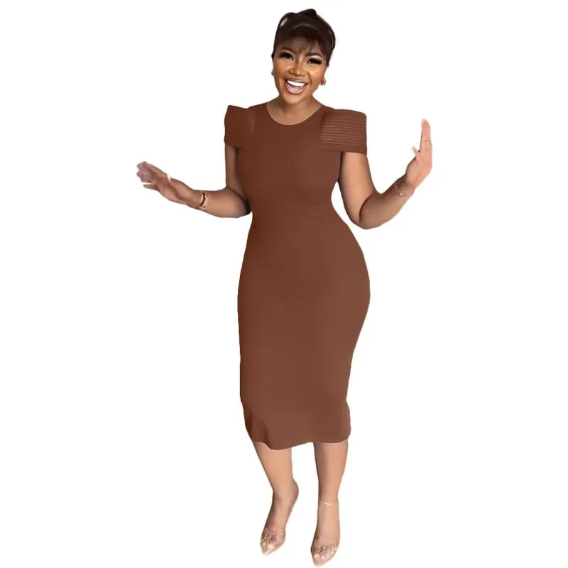 Ladies ribbed dress cheap