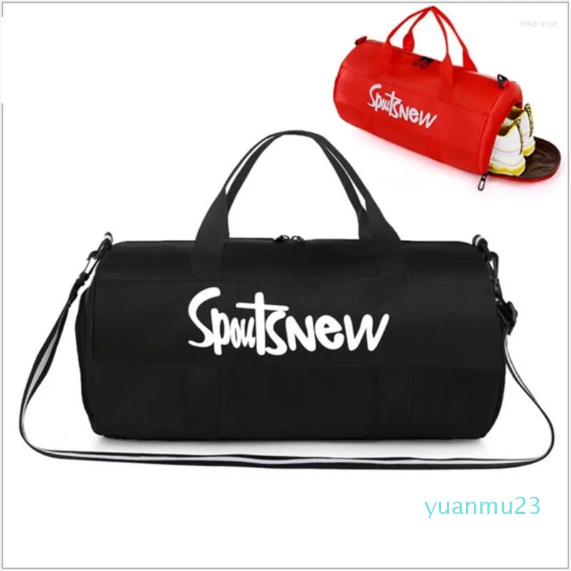 Sacs de plein air Gym Sac de sport Hommes Femmes Fitness Voyage Formation Exercice Messenger BagsCanvas Sport