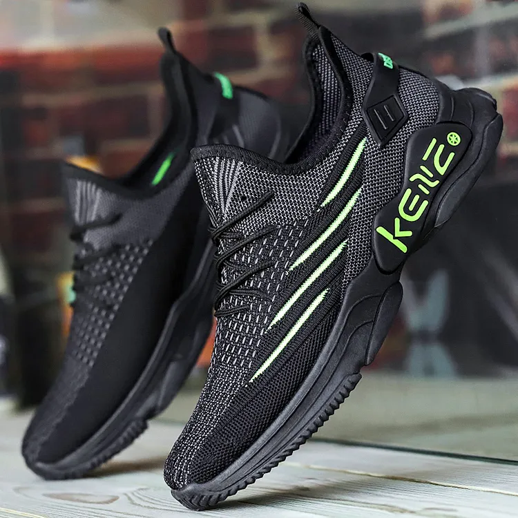 outdoors designer sneakers cheap gym trainers sports shoes black gray black green black orange comfortable jogging size 39 44