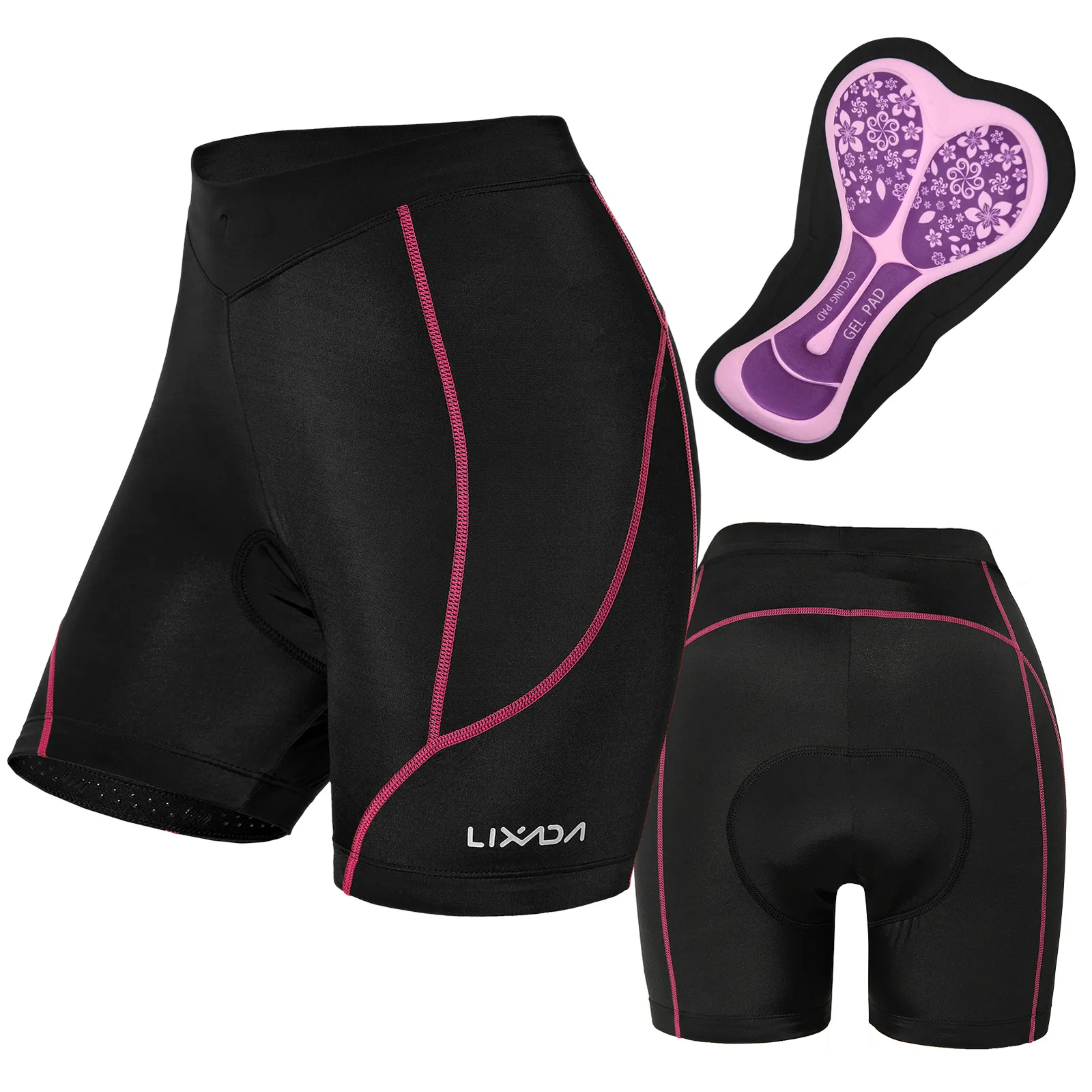 Calções de ciclismo feminino acolchoado respirável 3D cueca de ciclismo protetor de quadril para ciclismo 230802