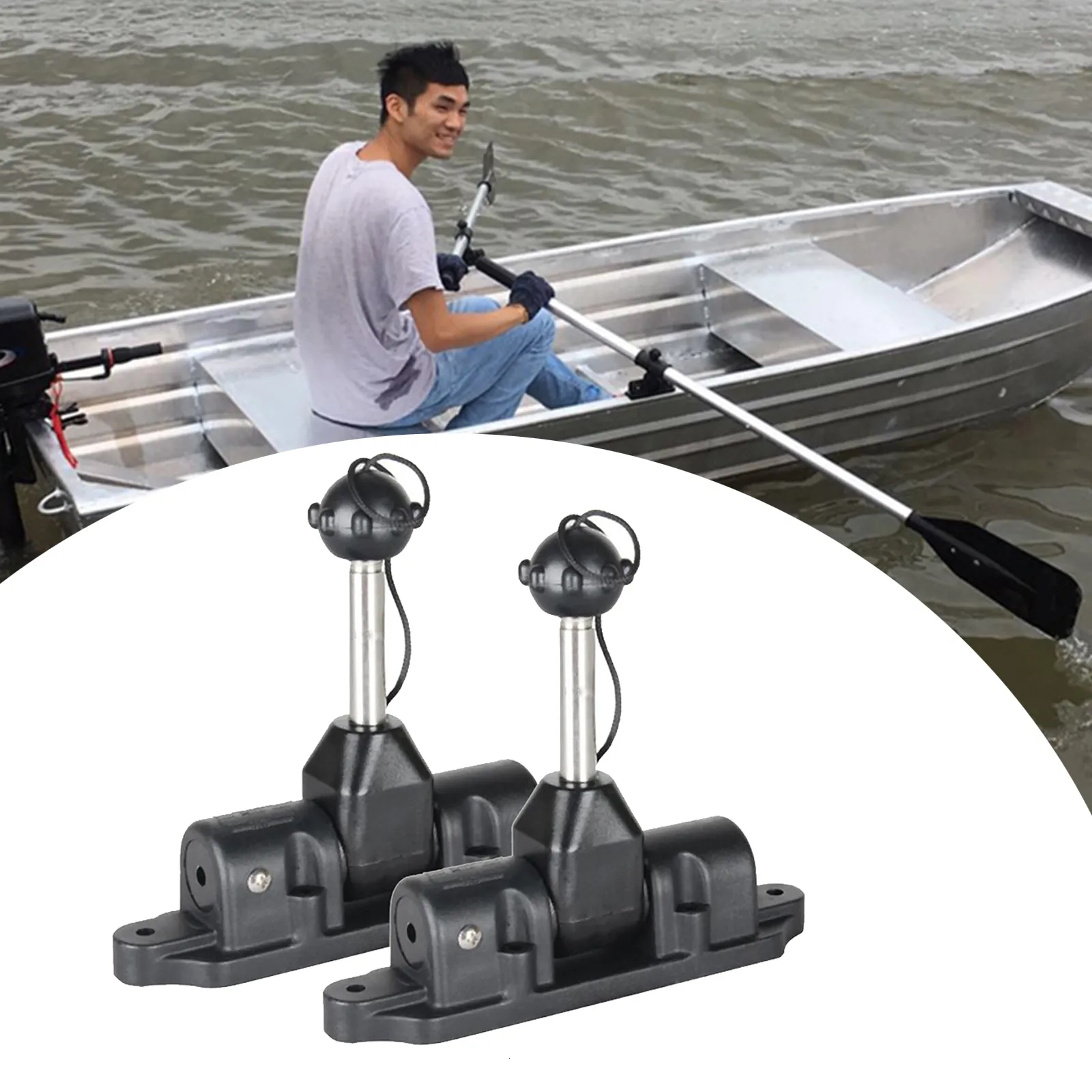 canoe fishing accessories Kayak Anchor - 3.5 Pounds Diving Accessories Oar Holder Tie