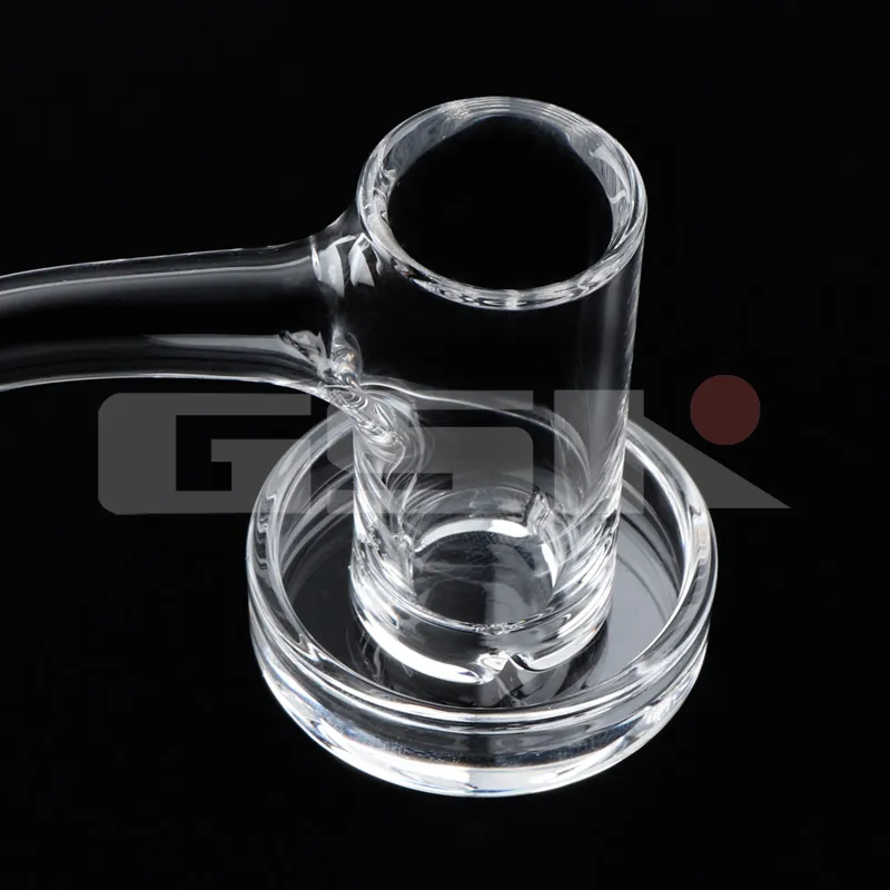 Full Weld Beveled Edge Smoking Accessories Quartz spinner banger Set with 1 Ruby Terp Pearls for dab rig water Pipes Bong Hookahs