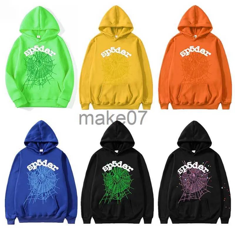 Heren Hoodies Sweatshirts Y2K Hoodie Zip Men Designer Hoodie Sweatshirt 2023 Nieuwe Street Hiphop Young Thugs Spider Harajuku Loose Wild Clothing Anime Top J230803