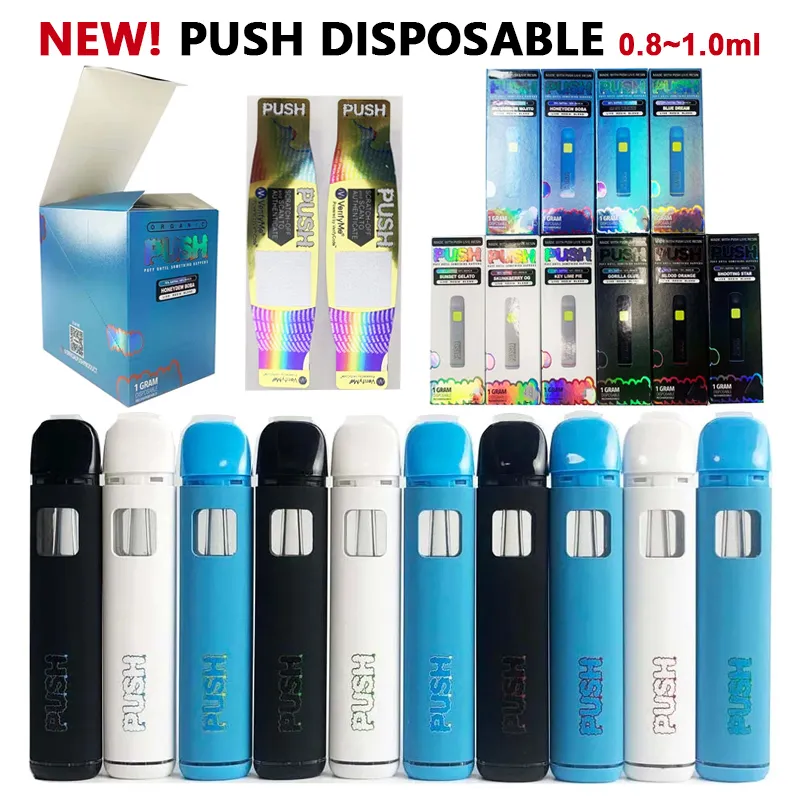 Empty Push Disposable Carts Vape Pen Newest Edition Cigarette 1.0ML Pod