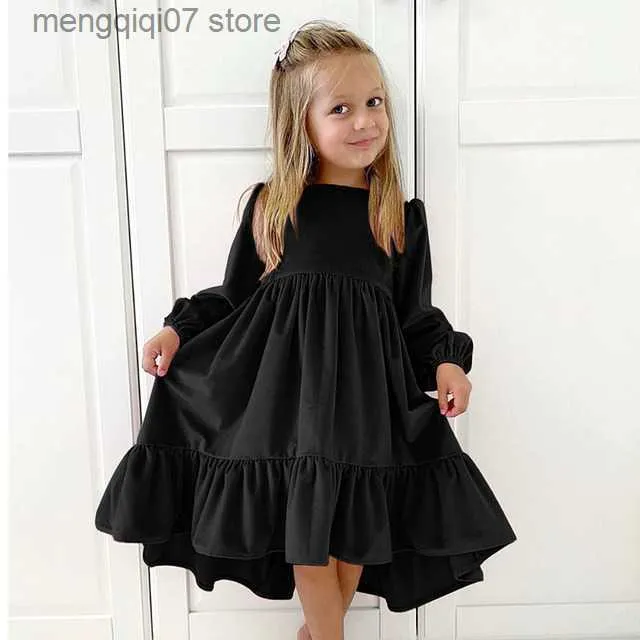 Black dress for 7 year old sales