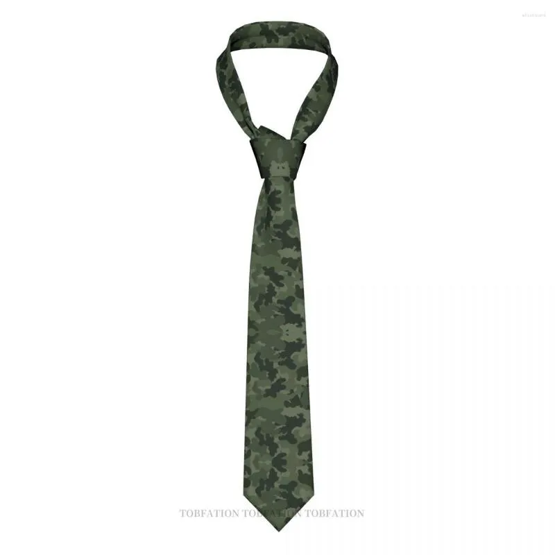 Bow Ties Army Camouflage Tupt druk Druk zwyczajny Dekoracja koszulki unisex szyi
