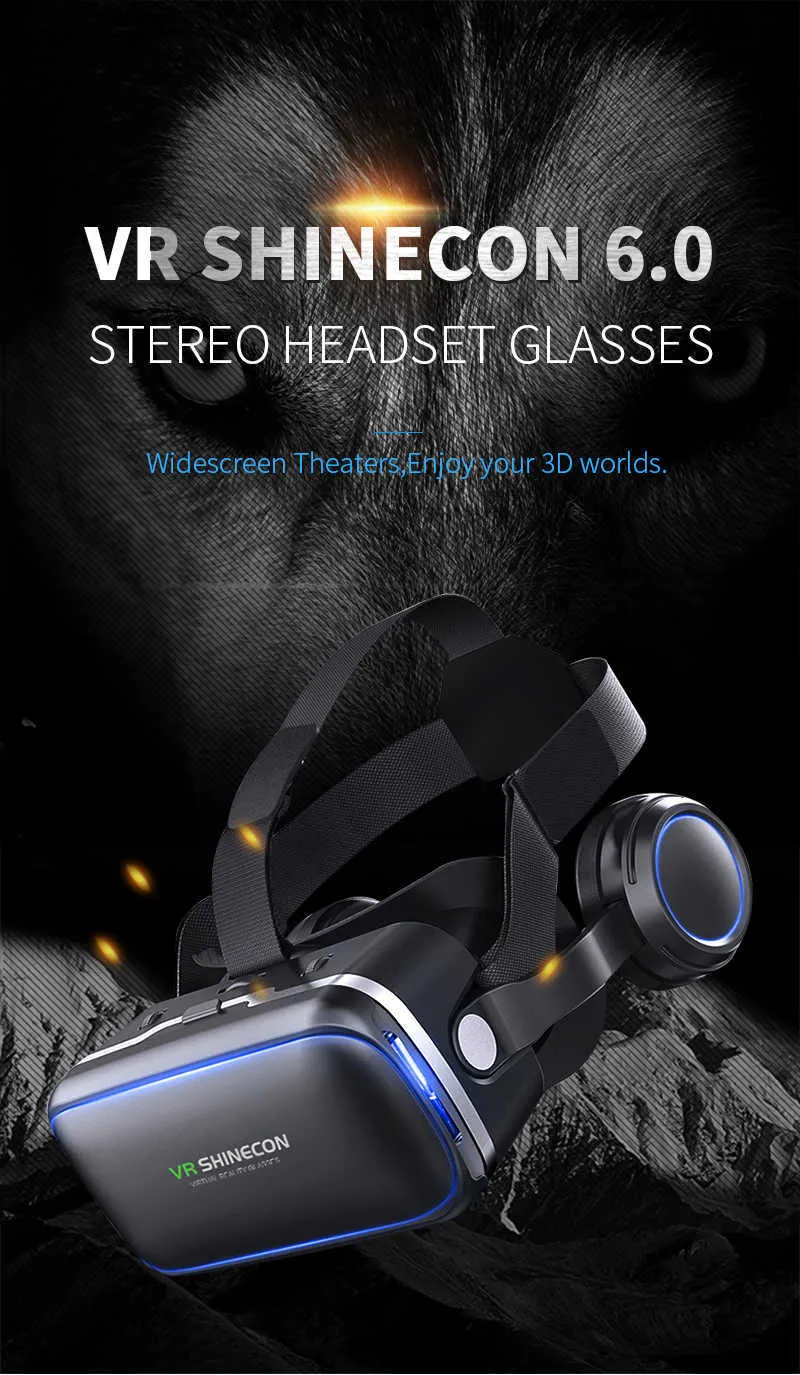Gafas 3D de Realidad Virtual VRGPRO X7 para Smartphone - 120° FOV