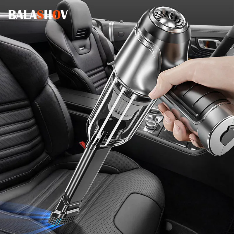 Vacuums 12000Pa Brushless Car Vacuum Cleaner Cordless Handheld Auto Home Dual Use Mini with Builtin Battrery 230802