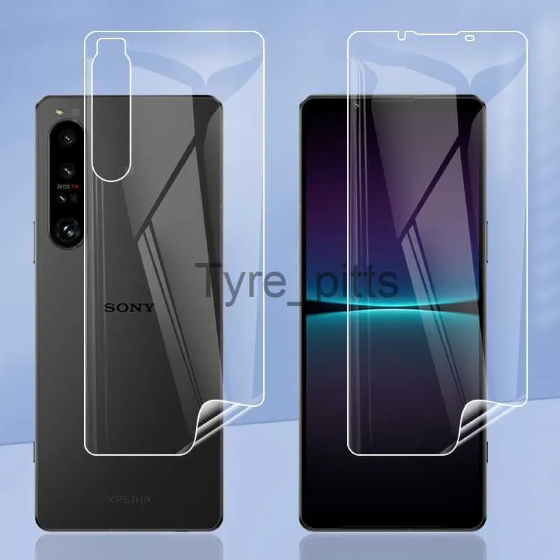 Handy-Displayschutzfolien für Sony Xperia 1 10 5 IV 1IV 10IV 5IV, klares TPU/matt, Anti-Fingerabdrücke, Hydrogel, vollständige Abdeckung, weiche Displayschutzfolie x0803