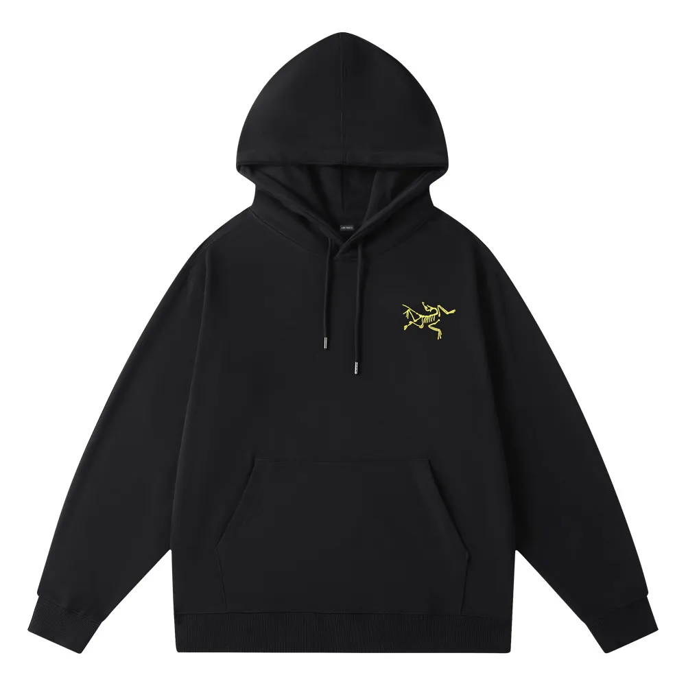 Nouveau ARC'TERYX Sweats pour hommes Classique Sweat à capuche décontracté Tendance de la mode pour hommes et femmes Sweat à capuche col rond Pull à manches longues en coton simple DM006