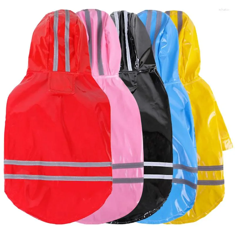 Cat Costumes Summer Outdoor Puppy Pet Rain Coat S-XL Hoody Waterproof Windbreak Jackets PU Raincoat For Dogs Cats Apparel Clothes Wholesale