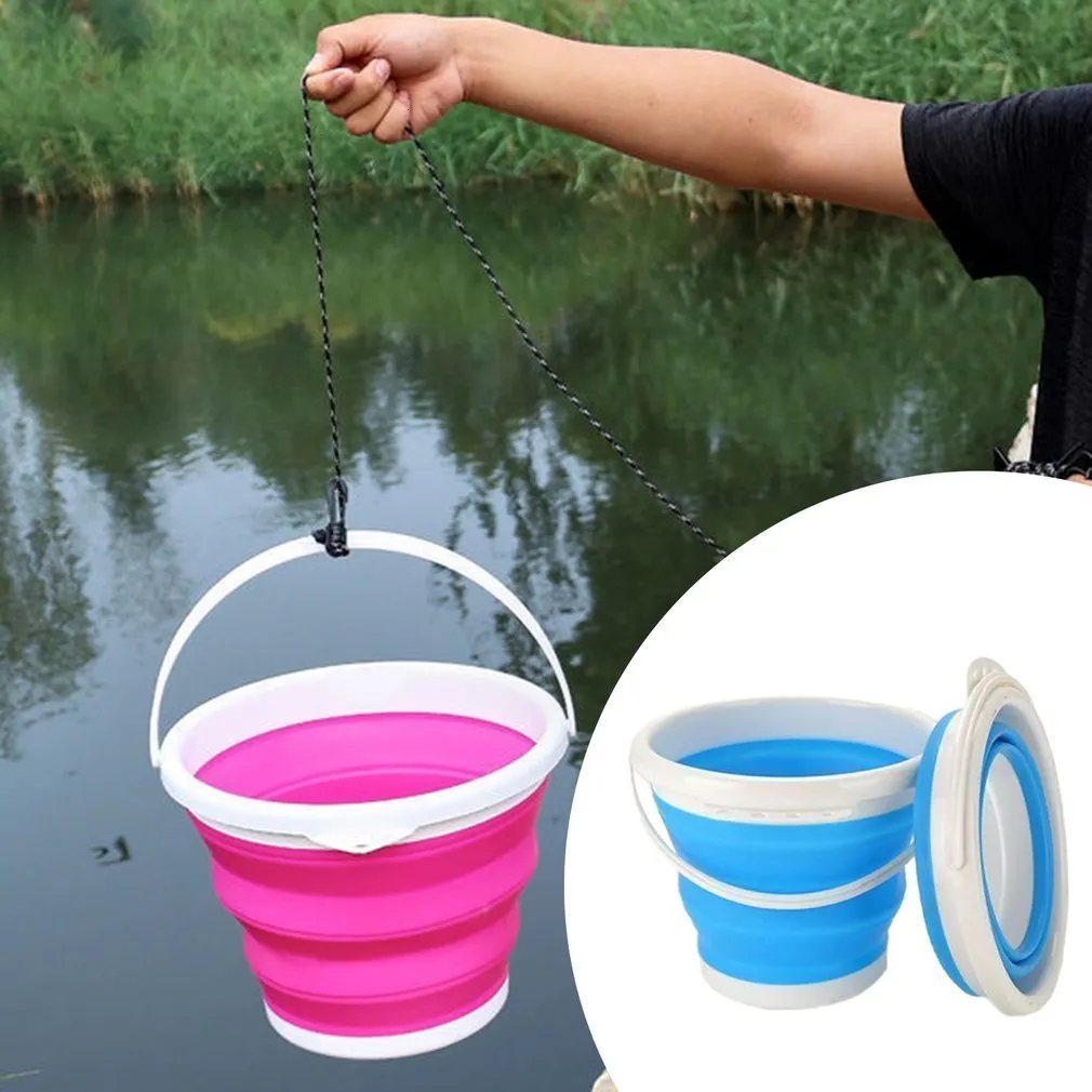 3L Collapsible Folding Collapsible Bucket With Lid Portable Water & Car  Washing Collapsible Bucket With Lid For Household, Travel, Camping Thicken  & Foldable 230802 From Wai10, $9.53