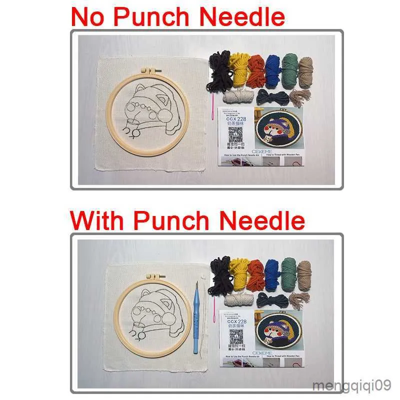 DHgate.com:DIY Cross Stitch Punch Needle Embroidery Kit Beginner Sewing ...