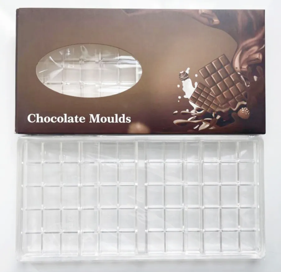 Stampi da forno Reticolo per barre Stampo per cioccolato Reticoli trasparenti Stampo in plastica dura Barrette per funghi Stampi per uso alimentare all'ingrosso