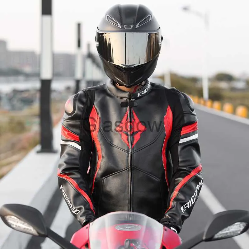 Men's women Motorcycle Racing Riding pants AVRO Microfiber Leather Jacket  with hump Waterproof Lining