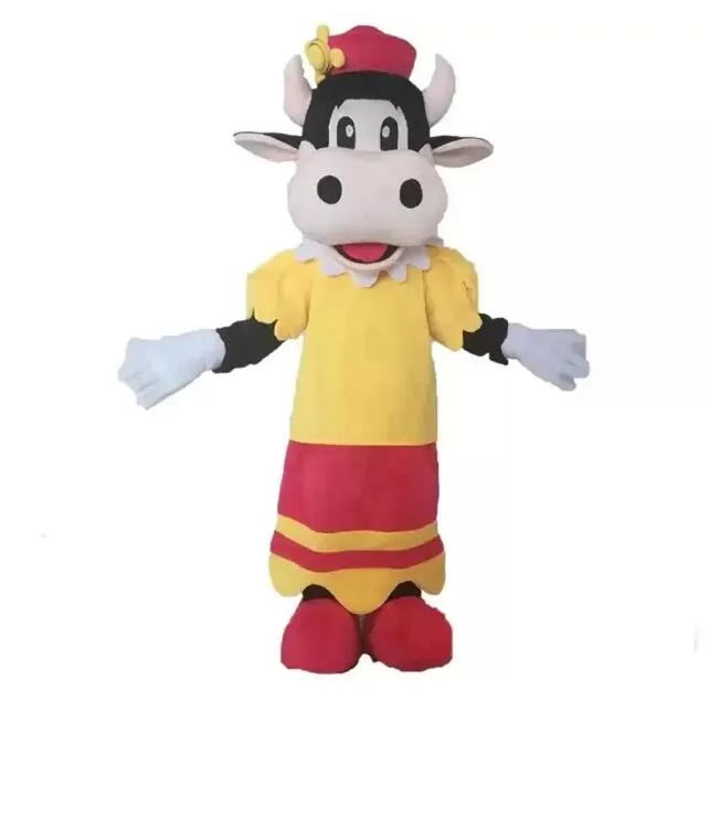 2024 Cow Mascot Festival Halara Dress For Unisex Adults Perfect For