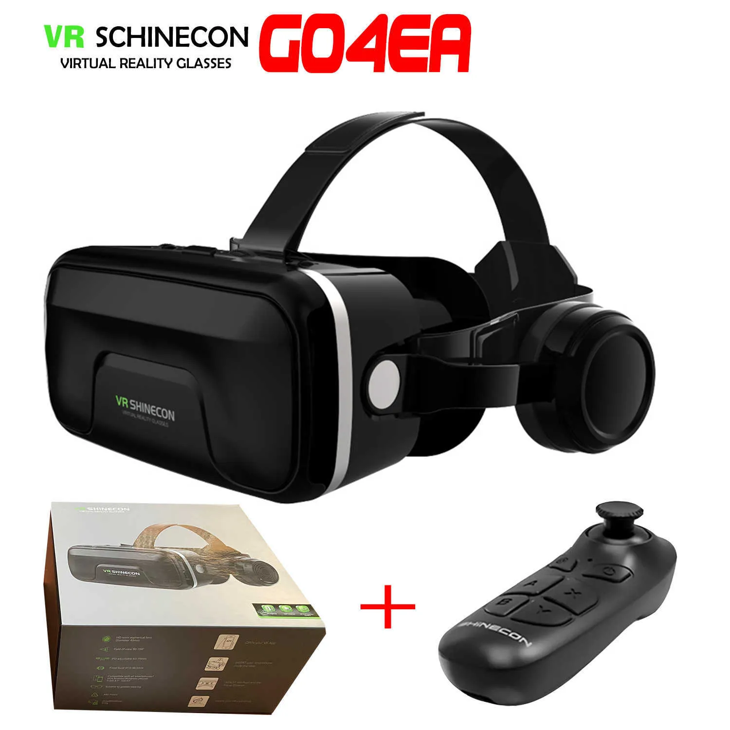 Gafas VR Realidad Virtual 3D VR Auriculares Gafas Inteligentes Casco Para  Teléfonos Móviles Teléfonos Inteligentes Lentes De 4 7 Pulgadas Binoculares  Con Controlador X0801 De 30,34 €