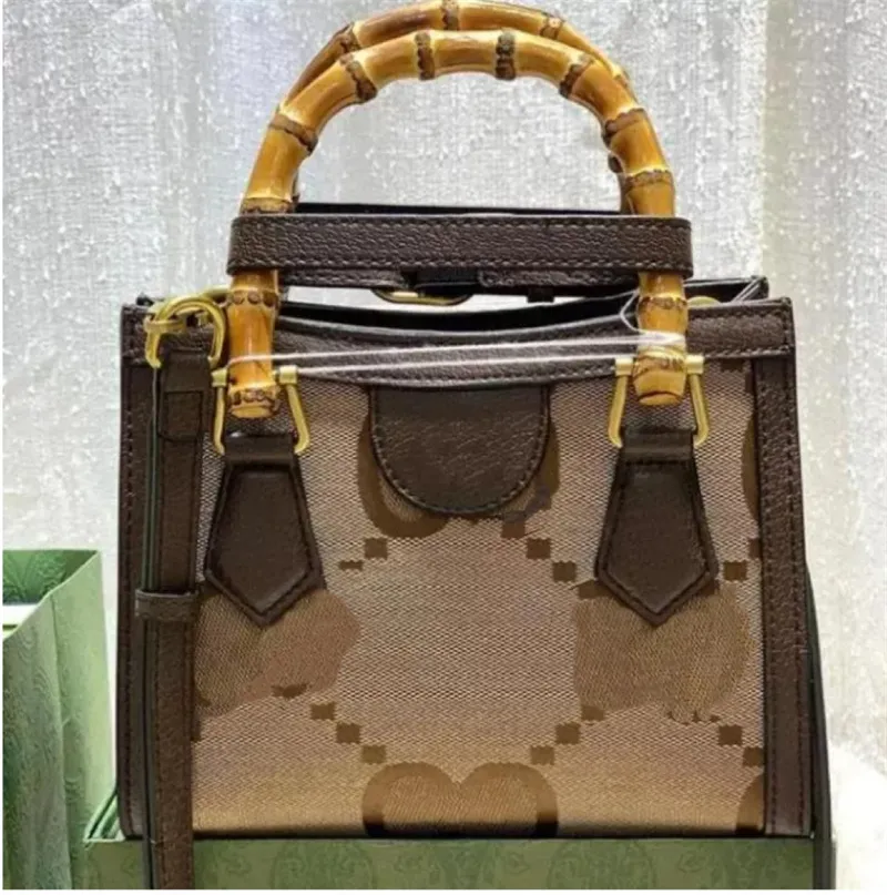 2023 New luxury designer handbag Shopping bag Bamboo leather handbag Shoulder bag Women's Men's handbag Crossbody bag Fashion purse handbag