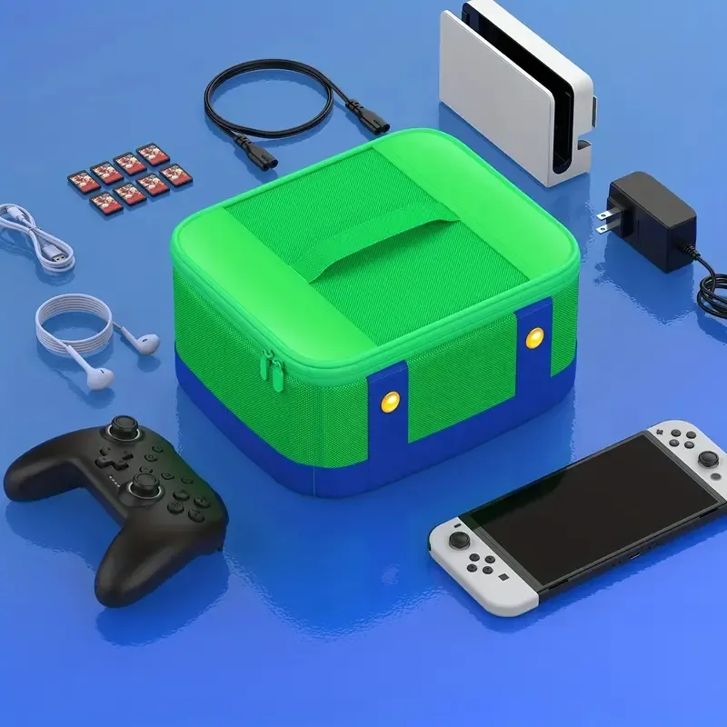 Estojo de armazenamento grande para Nintendo Switch OLED Console Pro Controller Bolsa de transporte portátil Estojo para acessórios Switch/Switch Lite