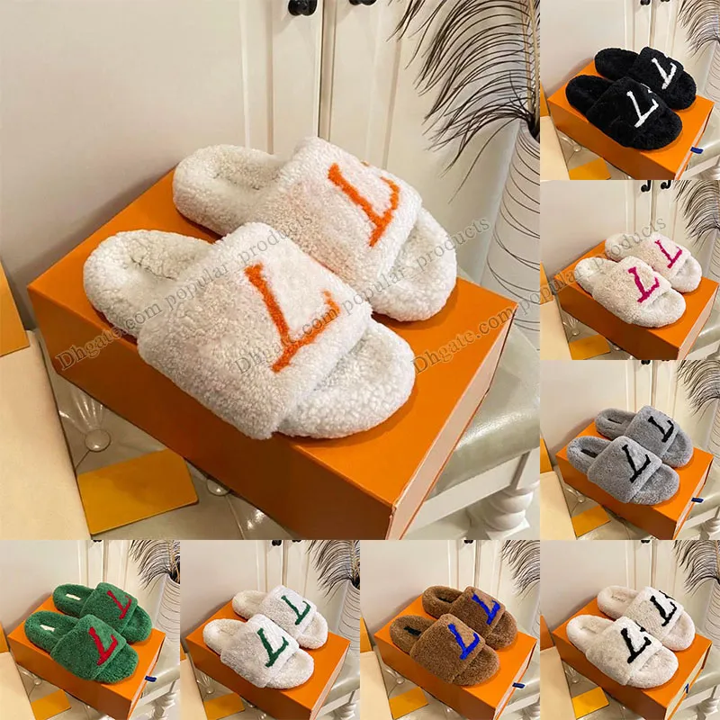 Coach fuzzy slippers best sale
