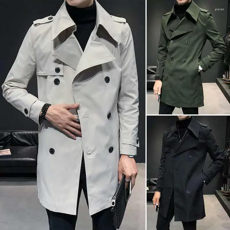 Mens single breasted mac cheap coat