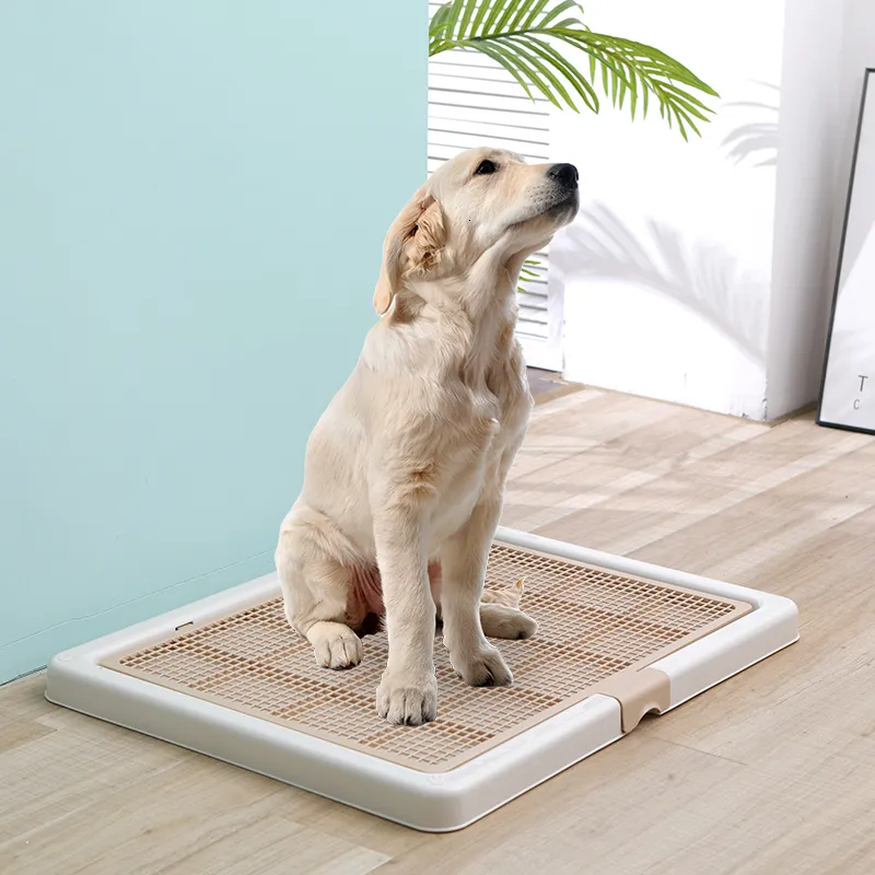 kennels pens Large Dog Toilet Mat Stuff Indoor Litter Box Tray Labrador Poop Pee Pad Articulos De Perro Puppy Accessories 230802