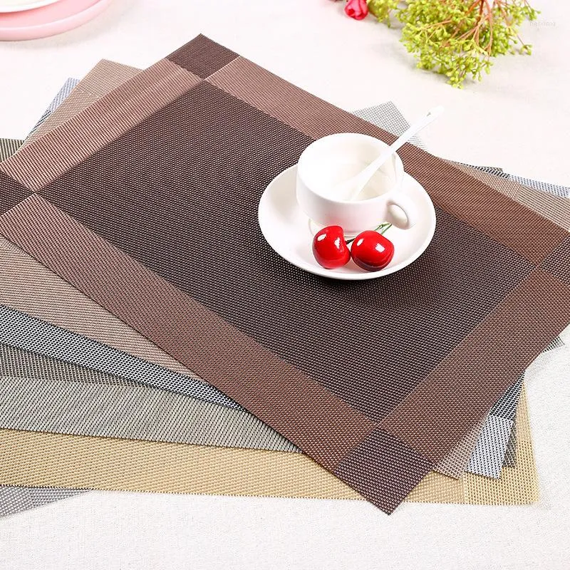 Table Runner Year Heat Insulation Pad Concise Block Book The Rattan Pattern Pvc Security Defence Sewage