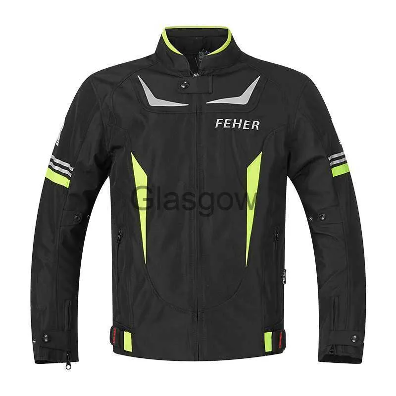 Vêtements de moto FEHER Moto Veste Motocross Enduro Vestes MX BMX DH Vélo En Plein Air Touring Voyage Sport Course Cyclisme Équitation Manteau Pour Hommes x0803