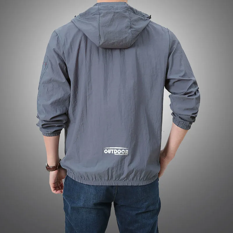Mens top summer windbreaker