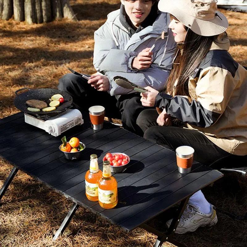 Portable Folding Camping Table For Outdoor Adventures Mesa Nature Barbecue Camper With Side Plegabilities From Zhangjiee 106.21 DHgate.Com