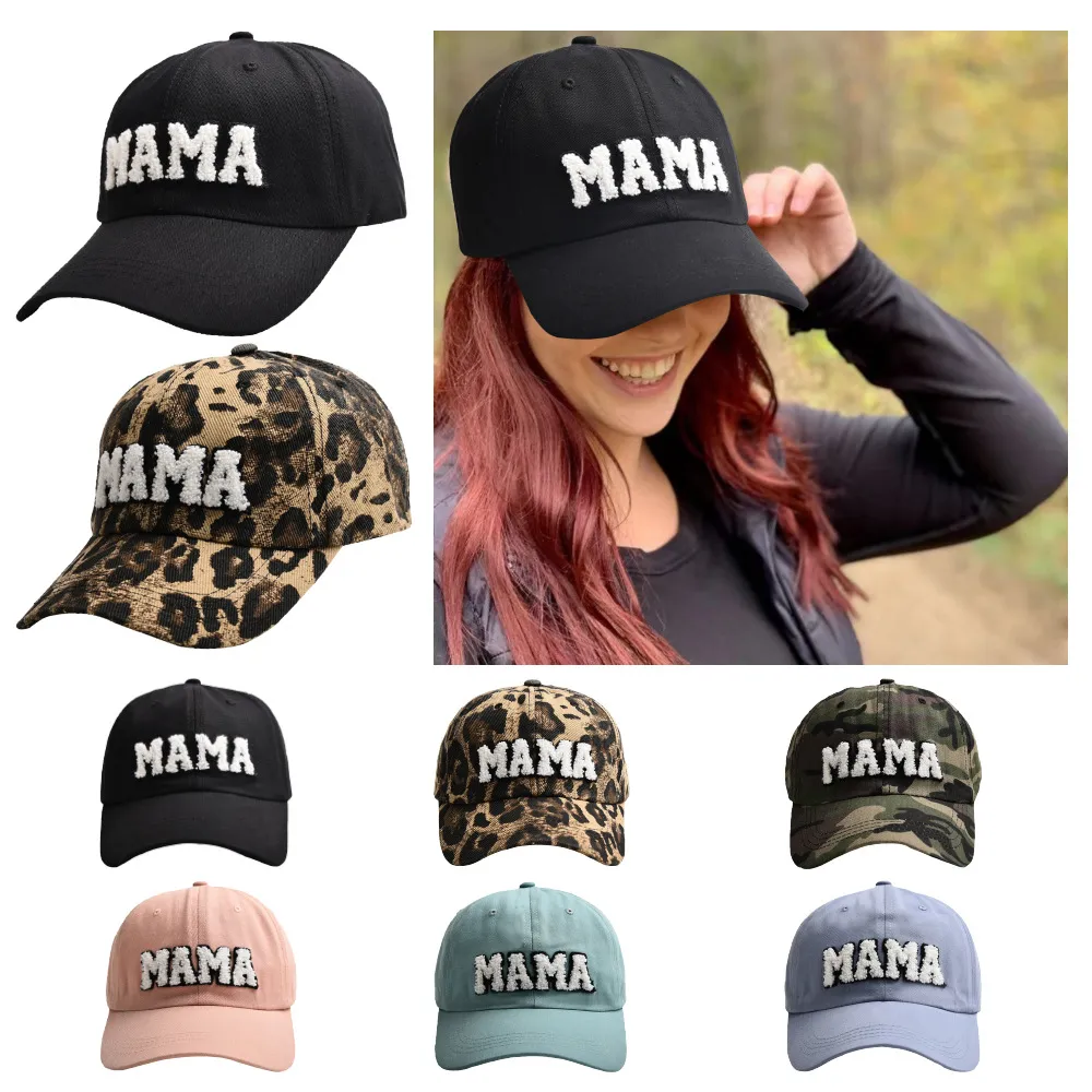 Chapeaux de fête casquette de Baseball parent-enfant chapeau MAMA pour femmes MINI pare-soleil pour garçon filles lettres brodées casquette lavée