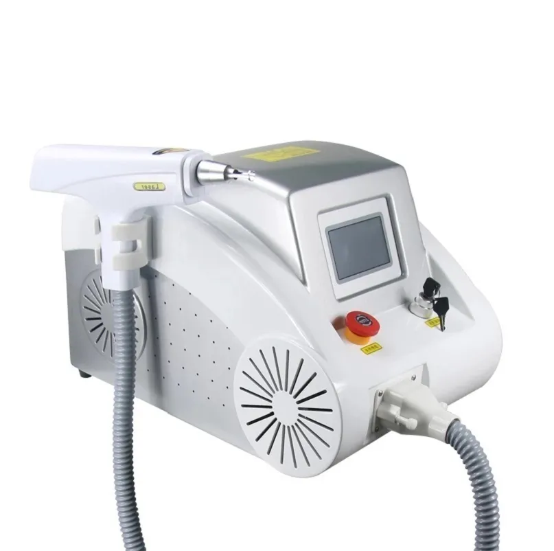 Q-switched nd yag a laser de beleza remoção de tatuagem de tatuagem clemenating scar scar tratamento sardent sthment spot remove com 1064nm 532nm 1320n