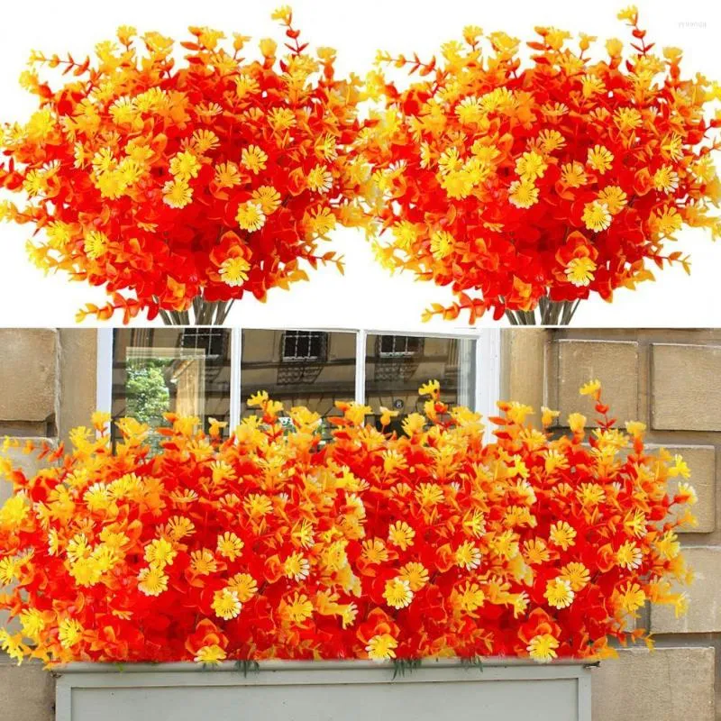 Decorative Flowers Exquisite Workmanship Artificial Plants Simulated Plant Collection Realistic Long-lasting For Home