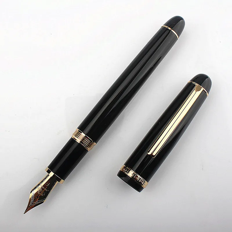 噴水ペンJinhao X350噴水ペンメタルM NIBSビジネスオフィススクールステーショナリーサプライファインニブ執筆ペンフレンドブラック230804