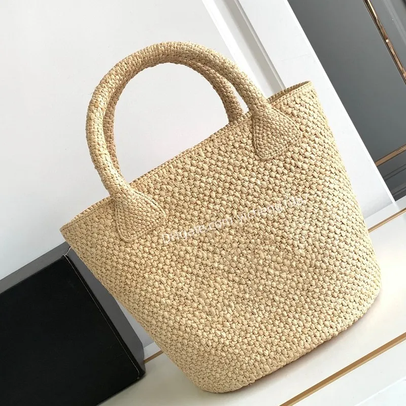 10A Top-level Replication Designer tote Bag 23cm Plant material and Cowhide women HandBags Luxury bucket bag neonoe with dust bag Free Shipping