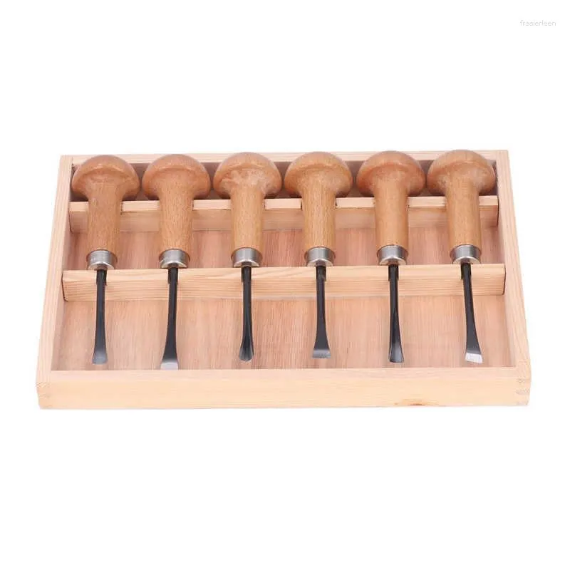 Professional Hand Tool Sets Wood Carving Chisel Set Kit Sculpture Tools Mushroom Handle DIY Art Craft Accessories