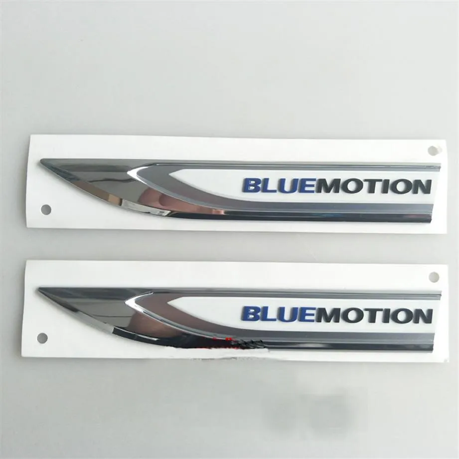 For VW Golf 6 Golf 7 Lavida Blue Motion Sport Side Door Fender Leaf Emblem Logo Stickers240c