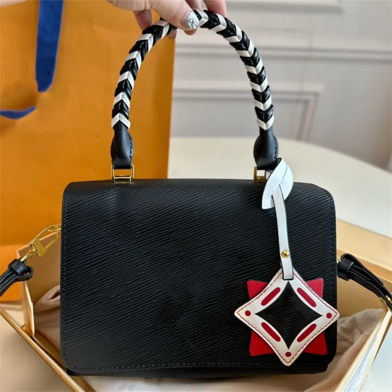 Luxury TWIST Shoulder Bags New Fashion Lady Cross Body Bag Designer Handbags Women Chain Bag Metal Buckle Colorful Tag Fashion Handbag