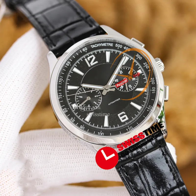 Automatic DayDate Mens Watch Stainless Steel Case, Black Dial