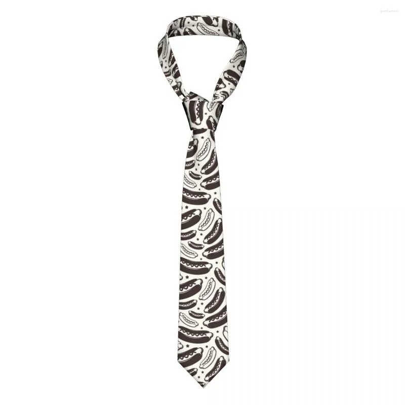 Галстуки с бабочками милые собаки мужские галстук Slim Polyester 8 см Узкая шея для ежедневного ношения Cravat Business