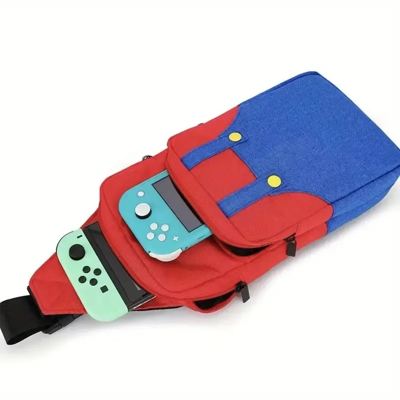 Bolsa de almacenamiento universal, bandolera diagonal portátil para consola de juegos Nintendo Lite Switch OLED